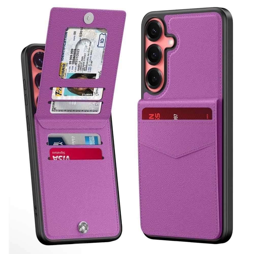Samsung Galaxy S24 Ultra Wallet Case, Built-in Card Holder,PU Leather Kickstand‎